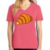 Cotton Women's V-neck Tee sing united test Thumbnail
