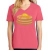 Cotton Women's V-neck Tee sing united test Thumbnail