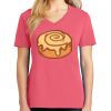 Cotton Women's V-neck Tee sing united test Thumbnail