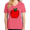 Cotton Women's V-neck Tee sing united test Thumbnail