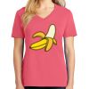 Cotton Women's V-neck Tee sing united test Thumbnail