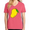 Cotton Women's V-neck Tee sing united test Thumbnail