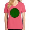 Cotton Women's V-neck Tee sing united test Thumbnail