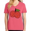 Cotton Women's V-neck Tee sing united test Thumbnail