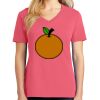Cotton Women's V-neck Tee sing united test Thumbnail