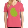 Cotton Women's V-neck Tee sing united test Thumbnail
