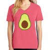 Cotton Women's V-neck Tee sing united test Thumbnail