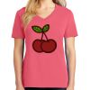Cotton Women's V-neck Tee sing united test Thumbnail