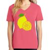 Cotton Women's V-neck Tee sing united test Thumbnail