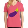Cotton Women's V-neck Tee sing united test Thumbnail