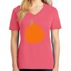 Cotton Women's V-neck Tee sing united test Thumbnail
