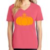 Cotton Women's V-neck Tee sing united test Thumbnail