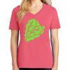 Cotton Women's V-neck Tee sing united test Thumbnail