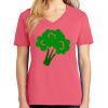 Cotton Women's V-neck Tee sing united test Thumbnail