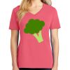 Cotton Women's V-neck Tee sing united test Thumbnail