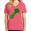 Cotton Women's V-neck Tee sing united test Thumbnail