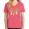 Cotton Women's V-neck Tee sing united test Thumbnail
