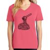 Cotton Women's V-neck Tee sing united test Thumbnail