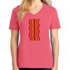 Cotton Women's V-neck Tee sing united test Thumbnail