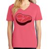 Cotton Women's V-neck Tee sing united test Thumbnail