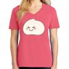 Cotton Women's V-neck Tee sing united test Thumbnail
