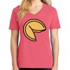 Cotton Women's V-neck Tee sing united test Thumbnail