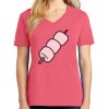 Cotton Women's V-neck Tee sing united test Thumbnail
