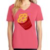 Cotton Women's V-neck Tee sing united test Thumbnail