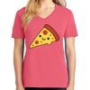 Cotton Women's V-neck Tee sing united test Thumbnail