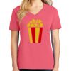 Cotton Women's V-neck Tee sing united test Thumbnail