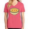 Cotton Women's V-neck Tee sing united test Thumbnail