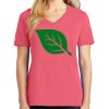 Cotton Women's V-neck Tee sing united test Thumbnail