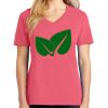 Cotton Women's V-neck Tee sing united test Thumbnail