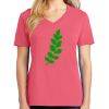 Cotton Women's V-neck Tee sing united test Thumbnail