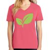 Cotton Women's V-neck Tee sing united test Thumbnail