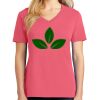 Cotton Women's V-neck Tee sing united test Thumbnail