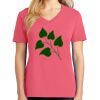 Cotton Women's V-neck Tee sing united test Thumbnail