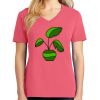 Cotton Women's V-neck Tee sing united test Thumbnail