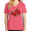 Cotton Women's V-neck Tee sing united test Thumbnail