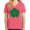 Cotton Women's V-neck Tee sing united test Thumbnail