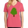 Cotton Women's V-neck Tee sing united test Thumbnail
