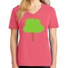 Cotton Women's V-neck Tee sing united test Thumbnail