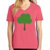 Cotton Women's V-neck Tee sing united test Thumbnail