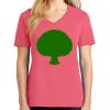 Cotton Women's V-neck Tee sing united test Thumbnail