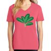 Cotton Women's V-neck Tee sing united test Thumbnail