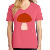 Cotton Women's V-neck Tee sing united test Thumbnail