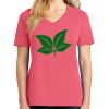 Cotton Women's V-neck Tee sing united test Thumbnail