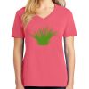 Cotton Women's V-neck Tee sing united test Thumbnail