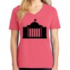 Cotton Women's V-neck Tee sing united test Thumbnail