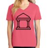 Cotton Women's V-neck Tee sing united test Thumbnail